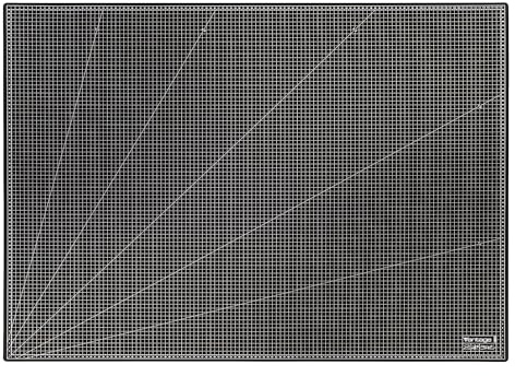 Vantage Schneidematte A0 (90 x 120 cm, selbstheilend, beidseitig nutzbar, mit Raster) schwarz