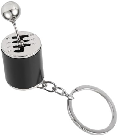 Porte Clé Boîte de Vitesse, 6 Vitesses Levier de Vitesse Porte Clé Mini Porte-Clés de Changement de Vitesse Créatif Jouet Fidget pour Hommes Amateurs de Voitures Cadeau Pièce Automobile