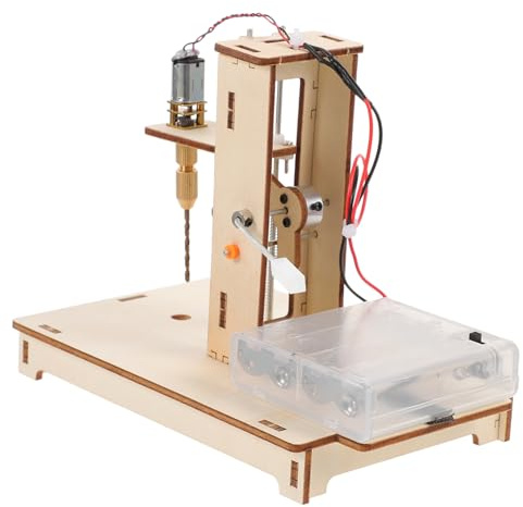 MUSISALY Selbstgemacht mit Praktischem Bausatz Kleiner Tischbohrmaschine für Wissenschaftliche Lernprojekte und Handwerkliche Montage