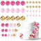 URAQT Palline Sfera Cake Topper, 50 Pz Mini Palloncino Topper, Ball Cupcake Perle Balls Torta Inserto, per Anniversario Festa di Compleanno Baby Shower (B2)
