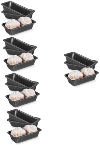 VOSAREA 15pcs Bread for Baking Loaf Pan Non-Stick Coating Even Heating Comfortable to Hold