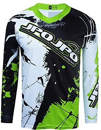 Kinder Radtrikot für Mountainbike Motocross Langar Jungen Downhill Shirt Bekleidung