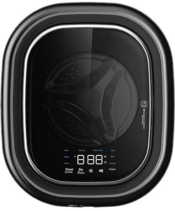 Lavadora Montado En Pared 3 Kg De Carga Con Centrifugado,Maquina De Lavar Ropa Con Panel De Control Multifunción,Fácil Manejo,Ahorra Espacio,558 X 320 X 658 mm,Black