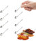 Cosmeria 8 pièces Mini Cuillères, Petites Cuillères en Acier Inoxydable, 7,4 cm Cuillères Espresso Petites, Idéales pour Épices, Sel, Miel, Sucre, Idéales pour Cuisines Compactes