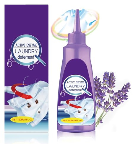 2025 New White Shirt Garment Stubborn Stain Cleaner Oil Remover, Stain Remover for Clothes, Active Enzyme Laundry Clothing Stain Removers 120 ml (1)