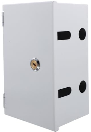 NUOBESTY Lock Box Socket Outdoor Protective Outlet Box Lock for Theft Prevention Stainless Steel for Outdoor Use