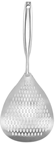 Colino da cucina in acciaio inox, scolapasta piccolo, passino acciaio resistente alla ruggine, design ergonomico, drenaggio rapido, facile da pulire, ideale per friggere e cucinare