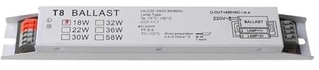 reattore elettronico T8 2x18/30/58W Alimentatore elettronico compatto Avvio istantaneo Tubo Luci da scrivania Reattori fluorescenti for forniture for ufficio domestico(2x58W)