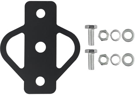 Homeponnew Adattatore per gancio di traino a 3 vie in acciaio per tosaerba, trattore da giardino e camion da cortile, 162,6 x 132,1 cm, resistente, accoppiatore per gancio di traino