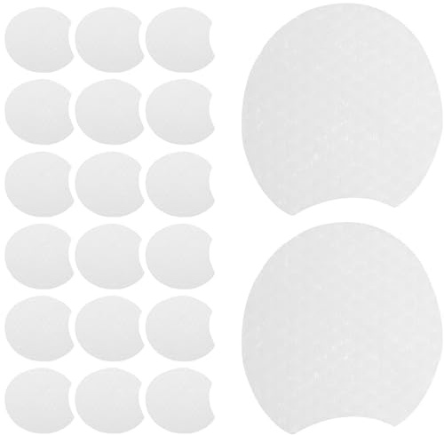 STOBAZA Abschminkpads 600 Stück Halbmond Förmig Extra Dicke Reinigungspads mit Perltextur für Tägliche Gesichtsreinigung und Frauen