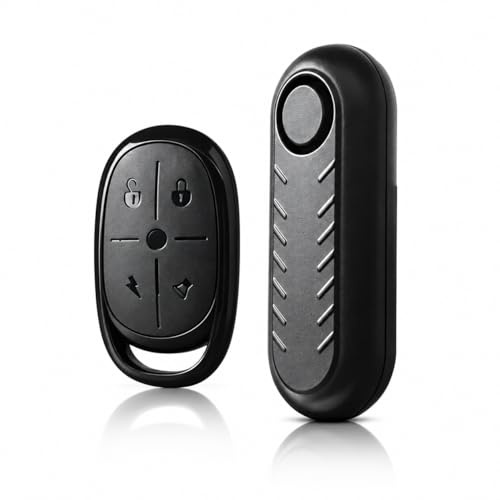 Taikuwu Fahrradalarm mit Fernbedienung, 110dB Anti-Diebstahl Alarmanlage, kabelloser Vibrationssensor, IP65 wasserdicht, für Fahrrad Motorrad Roller E-Bike
