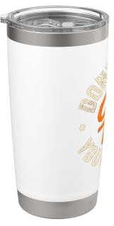 No sigas tus sueños. ¡Persígalos! Vaso térmico de acero inoxidable de doble pared