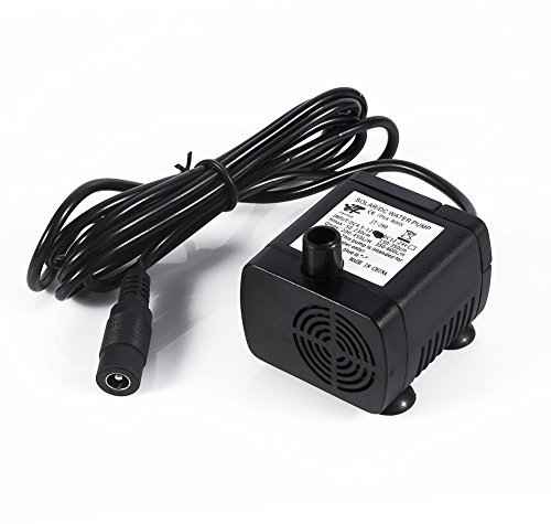 TOPINCN Tauchpumpe Mini Brunnen Wasserpumpe Solar Amphibische Tauch Wasserpumpe Für Aquarium Brunnen Teich DC12V