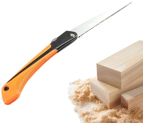Tedious Hand-Astsägen,Gebogene Handsäge - Klappbare Astsäge für den Trockenholzschnitt,Hohe Härte, ergonomischer, Rutschfester Griff, Gartengeräte für Zimmerei, Baumfällung, Gartenarbeit, Camping