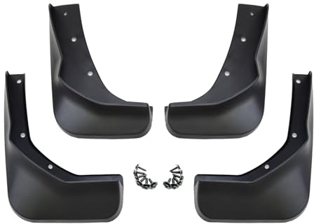 J&J AUTOMOTIVE | Set di Parafanghi per Auto Paraspruzzi per Kuga 2 2012-2019, Set 4 Pz Parafanghi per Auto, Kit Set di paraspruzzi