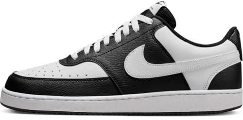 Nike Court Vision Lo Herren Sneaker, Black/White, 44.5