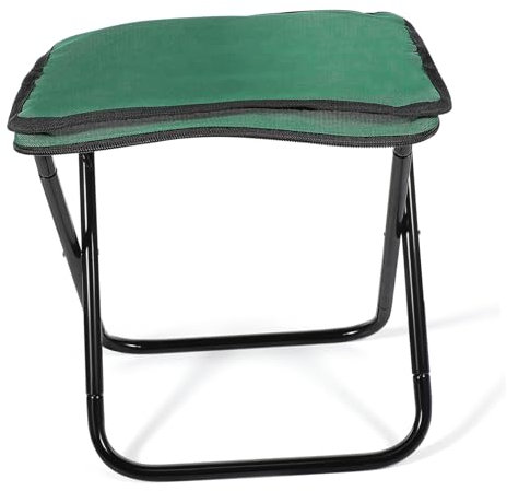 BUGUUYO Camping Hocker Faltbar Tragbarer Klappstuhl Für Angeln Wandern Gartenarbeit Kompakte Outdoor Sitzgelegenheit Mit Atmungsaktivem