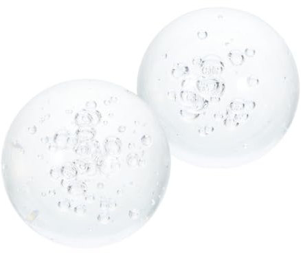 Supvox Kristallglas 2er-Pack Dekorativ Für Meditation Wasserbrunnen Schreibtisch Und Heimdekoration