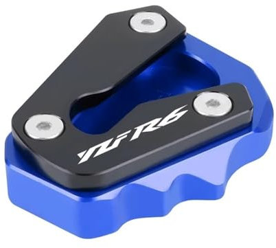Motorrad Ständer Pad Für Ya&maha YZF-600 R6 YZFR6 2020-2023 YZF600 YZF-R6 Motorradständer CNC Fußseitenständerverlängerung Stützplatte Vergrößern Pad