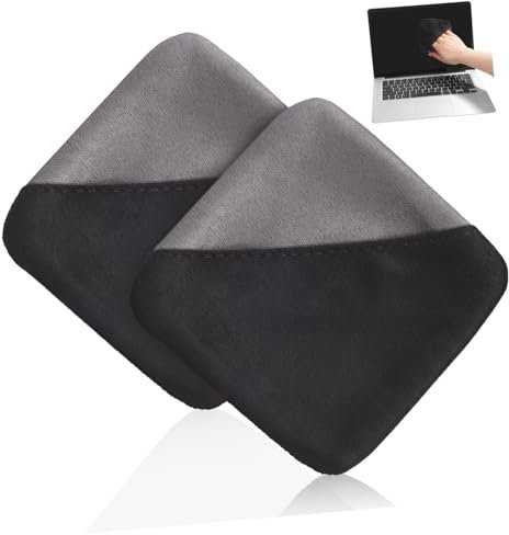 iplusmile 2pièces Chiffons De Nettoyage Électroniques Chiffons Microfibre pour Écrans Tactiles Et Délicates