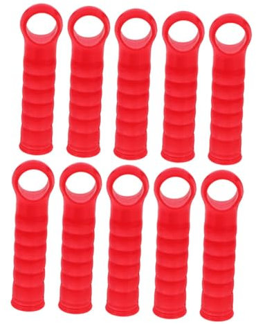 iplusmile 10pcs Mop Handle End Cap and Broom Rod End Sleeve 22mm Plastic Replacement Grips for Long Hand Mop Handles, Reaching Poles, and Broom Tubes Suitable for Household Cleaning Tools