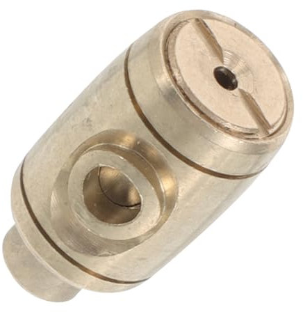 CVUTOVO Trumpet Water Key Valve Replacement Part White Brass Press-type Spit Valve for Trumpet Repair and Maintenance