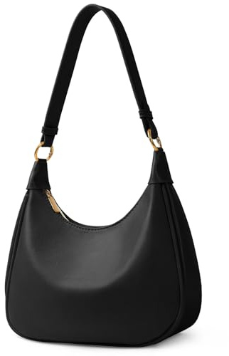 Aucuu Kleine Handtasche Damen, Y2K Crossbody Bag, PU Leder Schultertasche, Mini Elegant Hobo Bag Umhängetasche mit Reißverschluss, Retro Achsel Tasche, Shoulder Bag for Teenager Mädchen