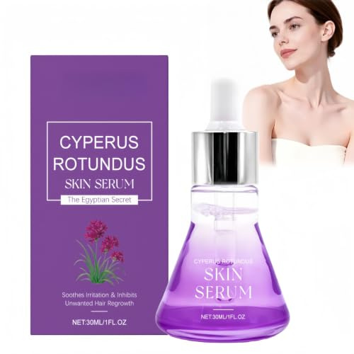 Cyperus Rotundus Hair Removal Oil,30ml Pure Natural Oil for Women,Inhibits Hair Growth,Reduces Unwanted Hair After Shave,Shrinks Pores & Hydrates Skin,Hair Remover Cream & Spray for Face & Body