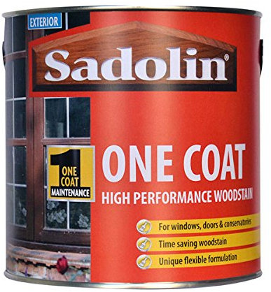 Sadolin One Coat High Performance Woodstain Teak 2.5 L