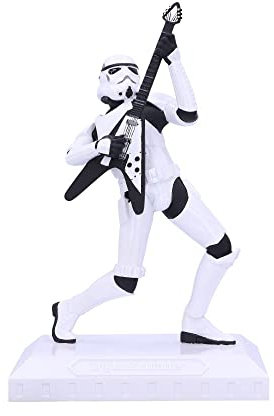 Nemesis Now Figura Oficial de Stormtrooper Rock On (18 cm), Color Blanco, B5871V2