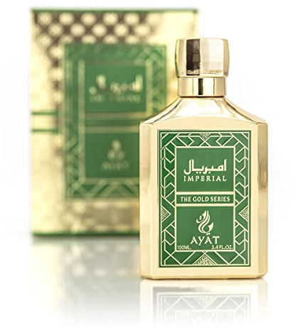 AYAT PERFUMES – Eau de Parfum The Gold Series – Imperial 100 ml arabischer Duft für Männer und Frauen, ein sinnlicher orientalischer Duft, entworfen und hergestellt in Dubai – Imperial