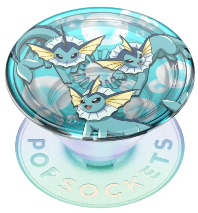 ​​​​PopSockets Phone Grip with Expanding Kickstand, Adhesive Grip, Pokemon - Vaporean Bubbles