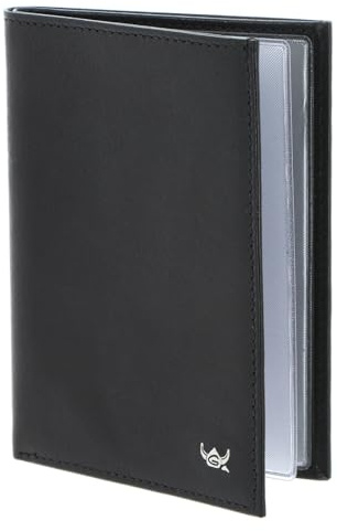 Golden Head Cuero Estuche de identificación Colorado RFID Protect Ausweisetui 4430 Schwarz Negro