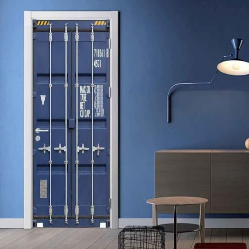 Tür Bekleben Mit Türtapete Selbstklebend Blaue Lkw-Tür 95 X 210 Cm | Tür Verschönern Mit Türfolie | Türaufkleber - Türbilder | Türposter Türklebefolie | Fotos Von Kinderzimmertüren - Türwa -2A3I2V1N0P