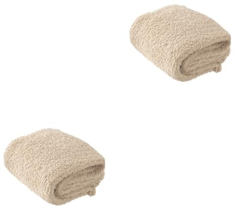 Kisangel 2stücke Bequeme Plüsch-Decke Für Hunde Und Katzen Waschbar Leicht Beige Als Schlafmatte Für Zuhause Oder Reisen Schützt Ihren Boden Und Hält Ihre Haustiere Warm