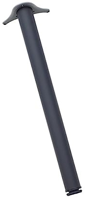 durante® TFD23 Tischbein höhenverstellbar Schwarz Höhe 820 mm Ø 60 mm | inkl. Montagematerial, für Möbelfüße, für Arbeitsplatten, für Esstische