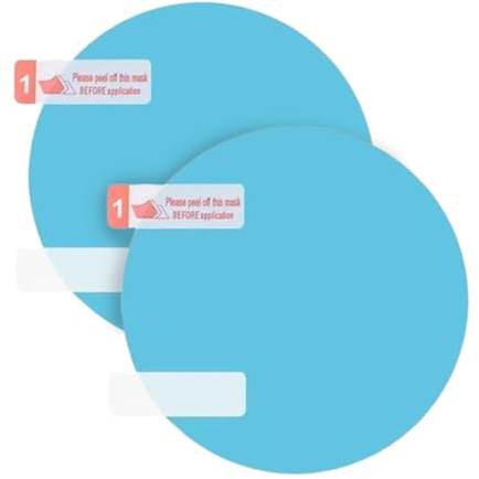 Film Miroir - 2 Films Anti-éblouissement Pour Rétroviseur | Film De Rétroviseurs Latéraux Anti-buée Imperméable À La Pluie 2 Pièces, Protecteur, Film De Rétroviseurs Pour Rétroviseurs Latéraux