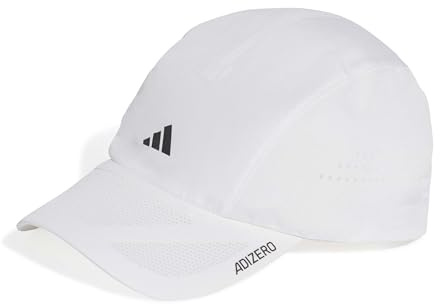 Adidas Unisex RUNNINGxADIZERO Lightweight Cap Climacool, White/Black Reflective, XL