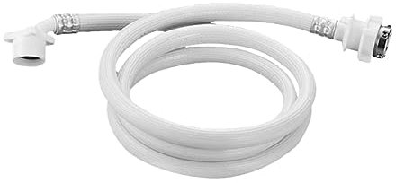 DOITOOL 2m Washing Machine Hose Extension Inlet Water Supply Tube Washer Pipe Replace Old Hose Soft