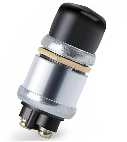 Interrupteur de démarrage à bouton-poussoir, interrupteur à bouton-poussoir, démarreur momentané lourds 12V pour le camion, tracteur la pelouse