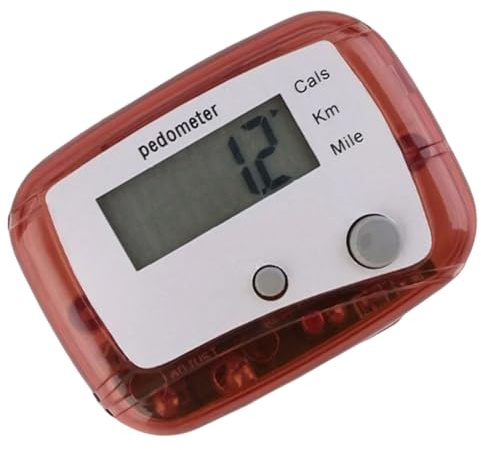 Pedometer - Accurate Step Counter | Walking Mileage Counter | Digital Fitness Pedometer mit Gürtel Clip | LCD Step Monitor for Running, Travel | Distance Counter In Miles For Fitness, Exercise, Travel