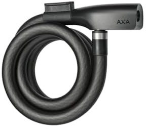 AXA Resolute 15-120 Kabelschloss – Länge 120 cm – Sichereitsstufe 6 – inkl. Halterung – Schwarz