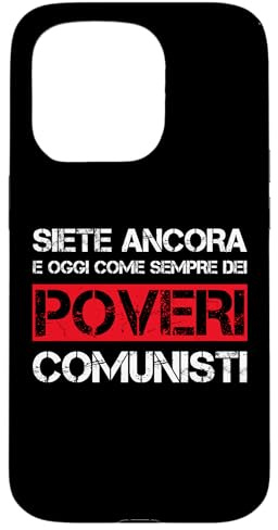 abbigliamento comunista Poveri Comunisti Custodia per iPhone 15 Pro