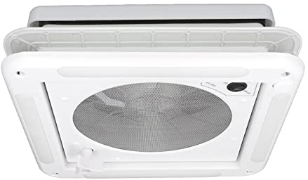 UPALDHOU Ventilador de Techo de RV Ventilador de Aire Reversible Reversible Durable para Autocaravanas con Red de Protección de Insectos