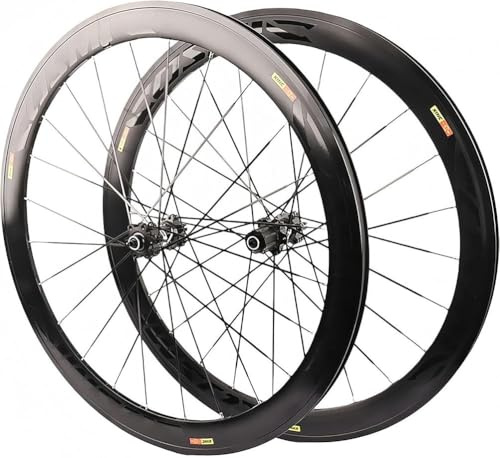 KUNYOS Rennrad-Laufradsatz 700C*23C-25C-28C 40/50MM Aluminiumlegierungsfelge Schnellspannachse 20H Nabe Für 7 8 9 10 11-Gang-Laufradsatz,Disc Brake,40MM