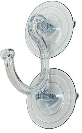 Wreath Holder : Pro-Grade Double Giant Suction Cup : For Windows & UPVC doors