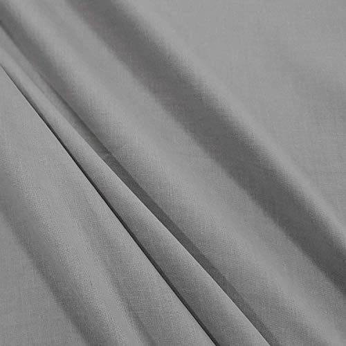 Tassorm Stoff Baumwollstoff Meterware Fahnentuch grau 100% Baumwolle Neuware
