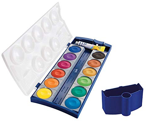 MPD Pelikan Farbkasten K12, 12 Farben + Deckweiß + 1 weitere Artikel