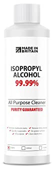 ChemLab - All-Purpose Rubbing Alcohol Isopropyl 99.9% Pure Isopropanol IPA for Cleaning 250ml, Clear