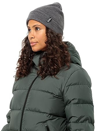 Jack Wolfskin Unisex Rib Beanie-Mütze, Grey Heather, One Size